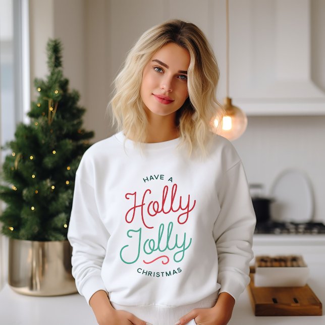Holly Jolly jul Sweatshirt T Shirt (Skapare uppladdad)