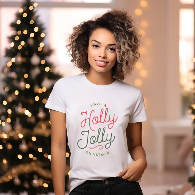 Holly Jolly jul T Shirt (Skapare uppladdad)