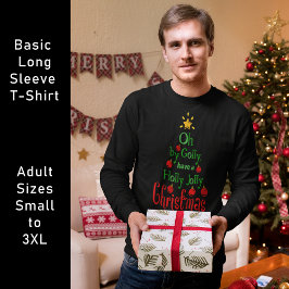 Holly Jolly jul Typography Classic Sång, ZSG T Shirt