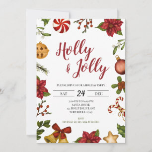 Holly Jolly Julens inbjudan till Julfest