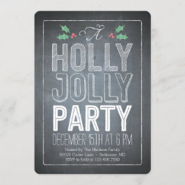 Holly Jolly Julfest-inbjudan Inbjudningar