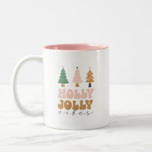 Holly jolly julklapp kaffe kopp