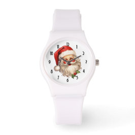 Holly Jolly Jultomten Retro Stil jul Armbandsur