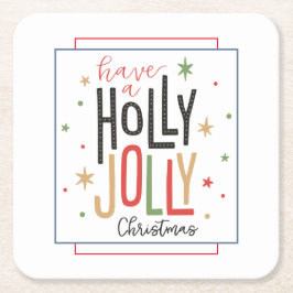 Holly Jolly Papper Underlägg