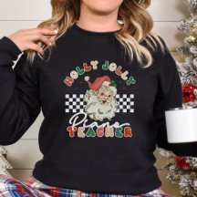 Holly Jolly Piano Teacher jul Retro T-Shirt