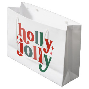 Holly Jolly - Retro Helgdag Typography