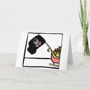 Holly Jolly Roger julkort Helgkort