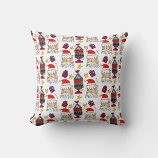 Holly Jolly Santa Pillow Kudde