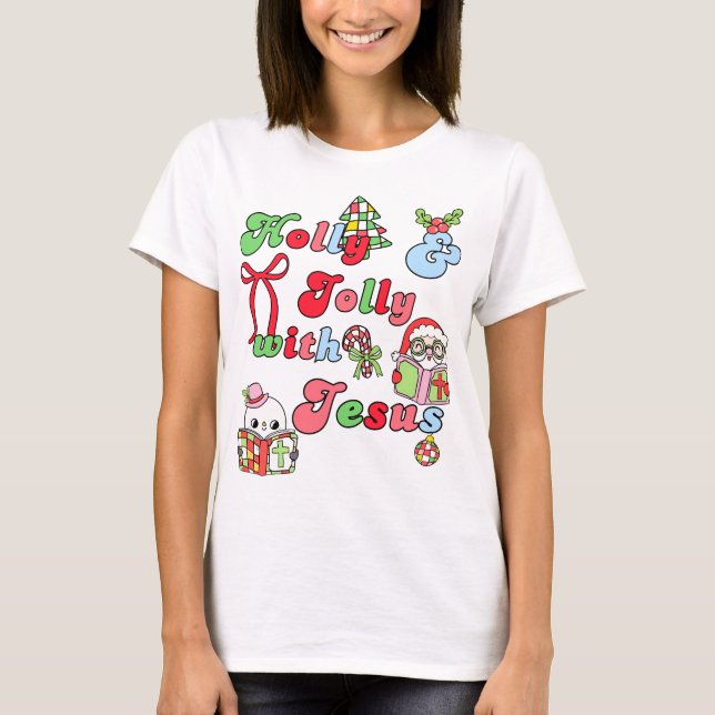 Holly & Jolly T-Shirt (Framsida)