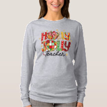 Holly Jolly Teacher jul T-Shirt