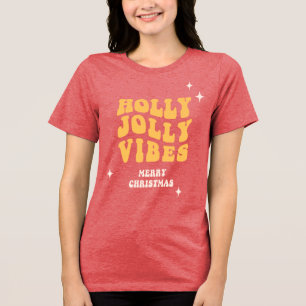 Holly Jolly Vibes - God jul T Shirt