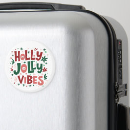 Holly Jolly Vibes jul Magnet