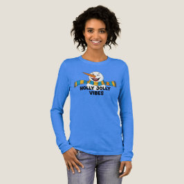 Holly Jolly Vibes Snowman T Shirt