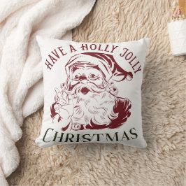 Holly Jolly Vintage Christmas Kudde