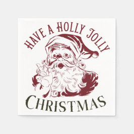Holly Jolly Vintage Jul Pappersservett