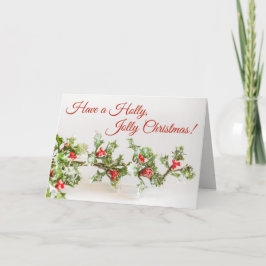 Holly, Jul Card Helgkort