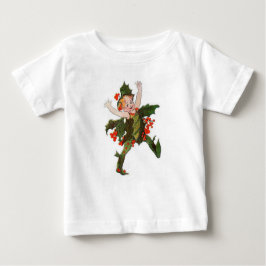 Holly jul Flower Child Funny Blommigt Vintage Tee Shirt