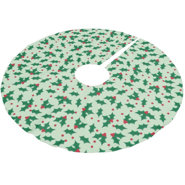 Holly Julgransmatta Borstad Polyester (Vinklad)