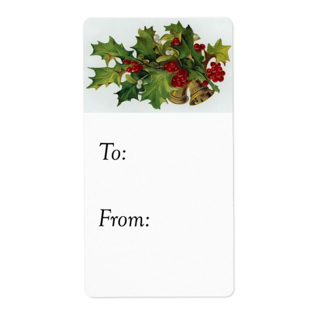 Holly Klockor Vintage Gift Märkre Fraktsedel (Framsidan)