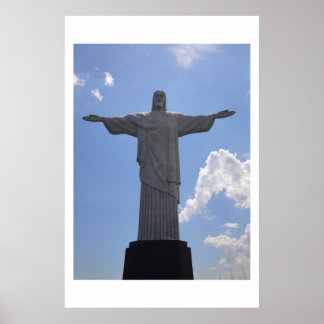 Holly Kristus Corcovado i Rio Poster