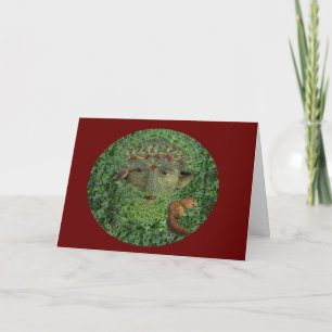 Holly Kung Greenman Pagan Wiccan Yule Kort