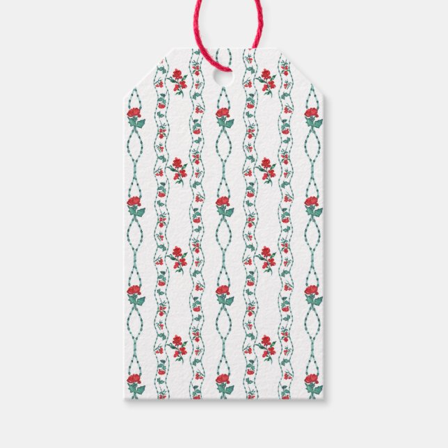 Holly Lane Collection - Vintage Holly Gift Märkres Presentetikett (Framsidan)