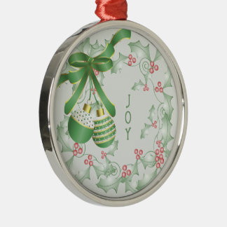 Holly Ljust grönt Rosa jul Julgransprydnad Metall