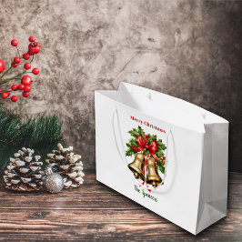 Holly Löv & Berries Guld Klockor God jul