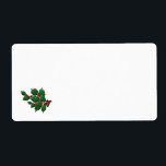 Holly Löv Fraktsedel<br><div class="desc">Leveransetikett för Digital Design Holly Löv.</div>