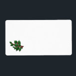 Holly Löv Fraktsedel<br><div class="desc">Leveransetikett för Digital Design Holly Löv.</div>