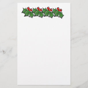 Holly Löv, Holly-bär, julkrans Brevpapper