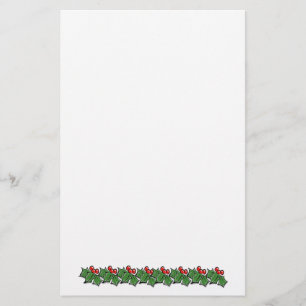 Holly Löv, Holly-bär, julkrans Brevpapper