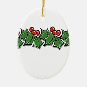 Holly Löv, Holly-bär, julkrans Julgransprydnad Keramik