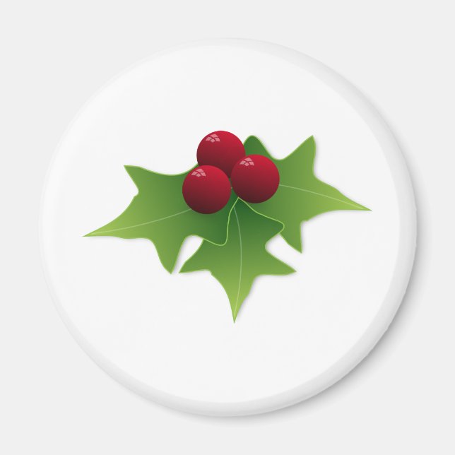 Holly Löv med Berries Magnet (Framsidan)