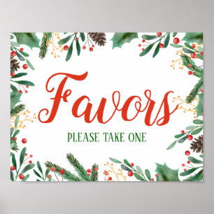Holly Lövs Berry jul Favoriter Bröllop-tecken Poster