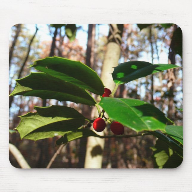 Holly Lövs I Helgdag Botanical Musmatta (Framsidan)