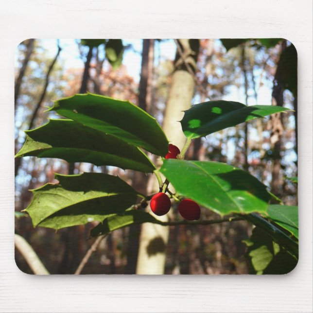 Holly Lövs I Helgdag Botanical Musmatta (Framsidan)