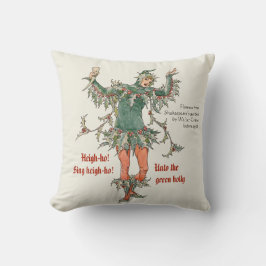 Holly man Walter Crane Flowers från Shakespeare Kudde