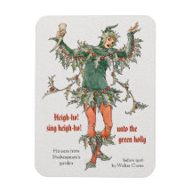 Holly man Walter Crane Flowers från Shakespeare