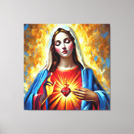 Holly Mary Maria Madonna Mariana Virgin Mary Canvastryck