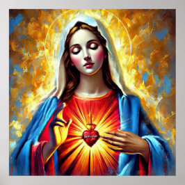 Holly Mary Maria Madonna Mariana Virgin Mary Poster