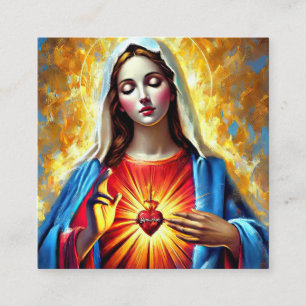 Holly Mary Maria Madonna Mariana Virgin Mary Tilläggskort