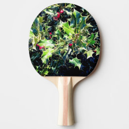 Holly, med röda bär pingisracket