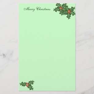 Holly och Berries, julklapp Brevpapper