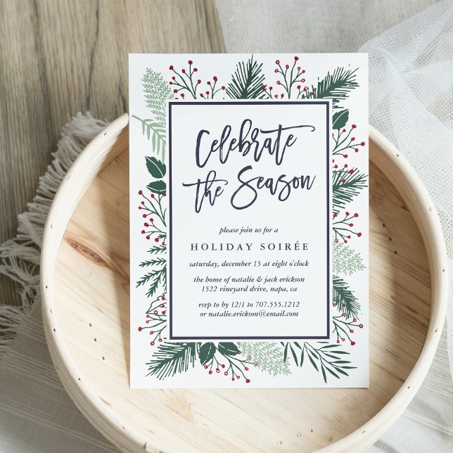 Holly och Gräs | Inbjudan till Julfest (Skapare uppladdad)