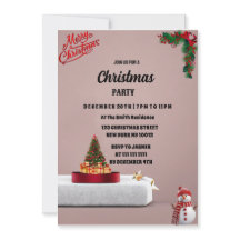 Holly och Gräs på Beige jul Party