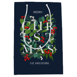 Holly och Greenery God jul Helgdag