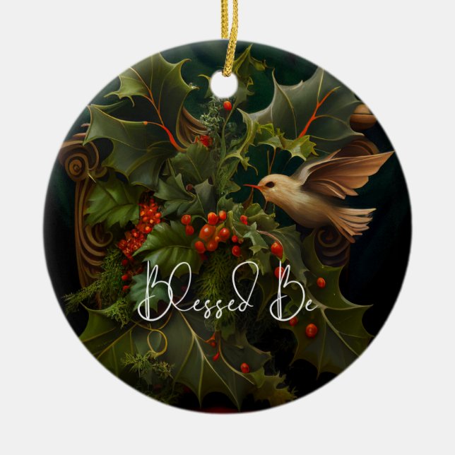 Holly och Ivy Ornament (Framsidan)