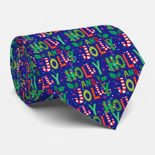 Holly och Jul Tie Slips