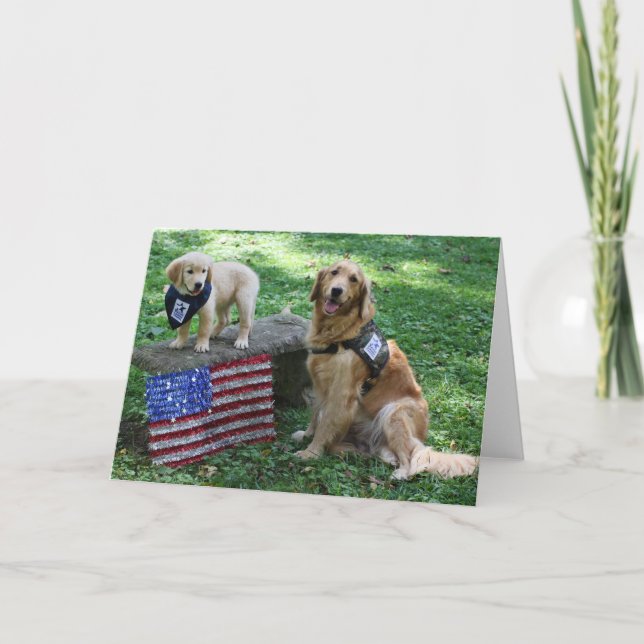 Holly och marionettkort kort (Framsida)